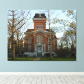 Illinois living canvas afdruk (Insitu (Houten vloer))