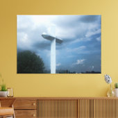 Illinois living canvas afdruk (Insitu (Woonkamer))