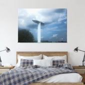 Illinois living canvas afdruk (Insitu (Slaapkamer))