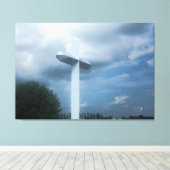 Illinois living canvas afdruk (Insitu (Houten vloer))