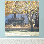 Illinois living canvas afdruk (Insitu (Houten vloer))