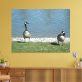 Illinois living canvas afdruk (Insitu (Woonkamer))