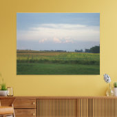 Illinois living canvas afdruk (Insitu (Woonkamer))