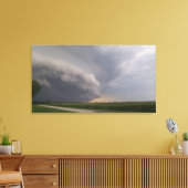 Illinois living canvas afdruk (Insitu (Woonkamer))