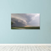 Illinois living canvas afdruk (Insitu (Houten vloer))