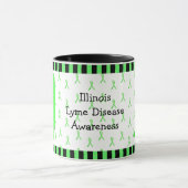 Illinois Lyme-ziekte bewustzijn mok (Midden)