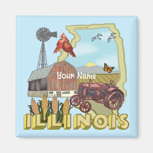 Illinois Magneet (Voorkant)
