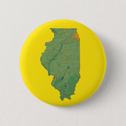 Illinois Map Button (Voorkant)