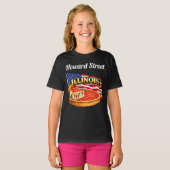 Illinois Meisjes Donkere T-Shirt (Voorkant volledig)