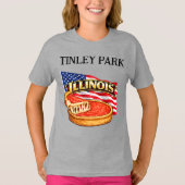 Illinois Meisjes T-Shirt (Voorkant)