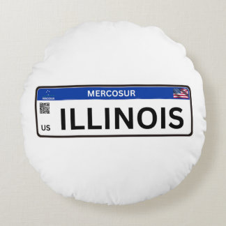 Illinois Mercosur Rond Kussen