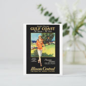Illinois Mississippi Restored Vintage Poster Briefkaart (Staand voorkant)