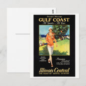 Illinois Mississippi Restored Vintage Poster Briefkaart (Voorkant / Achterkant)
