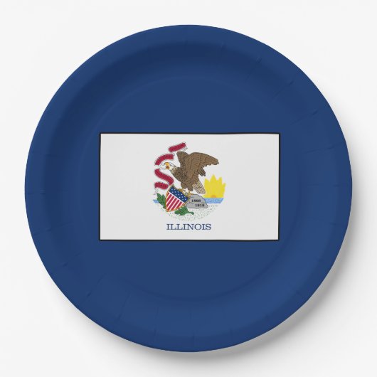Illinois Papieren Bordje (Voorkant)