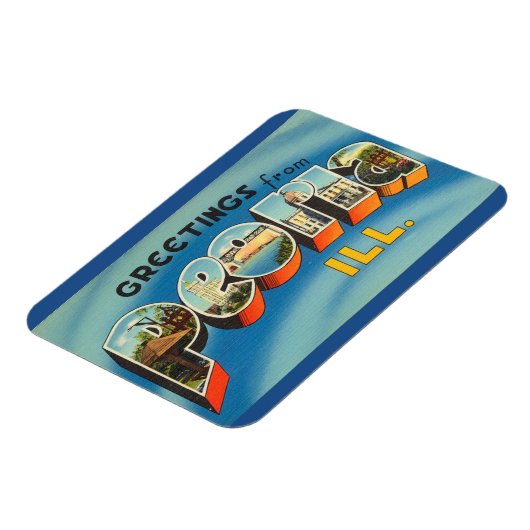 Illinois, Peoria Magnet Magneet (Linkerzijde)