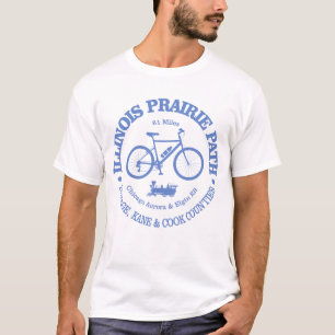 Illinois Prairie Path (fietsen) T-shirt