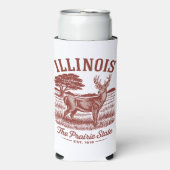 Illinois Prairie State Deer Seltzer Blikjeskoeler (Seltzer Voorkant)