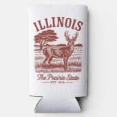 Illinois Prairie State Deer Seltzer Blikjeskoeler (Achterkant)