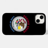 ILLINOIS PRAIRIE STATE FLAG Case-Mate iPhone CASE (Achterkant (horizontaal))