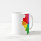 Illinois Pride. Hoek. Koffiemok (Voorkant rechts)