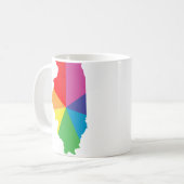Illinois Pride. Hoek. Koffiemok (Voorkant links)