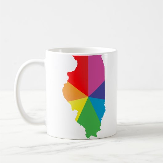Illinois Pride. Hoek. Koffiemok (Links)