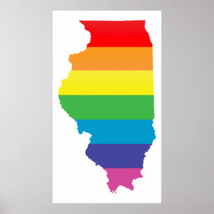 illinois pride. poster