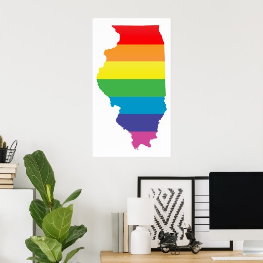 illinois pride. poster (Thuiskantoor)