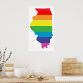 illinois pride. poster (Keuken)