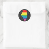 illinois pride. ronde sticker (Tas)