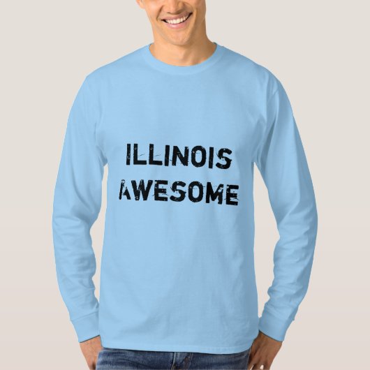 Illinois Quote Long Sleeve T-shirt (Voorkant)