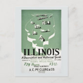 Illinois reisgids en Briefkaart (Voorkant)