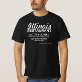 Illinois Restaurant, Alton, IL T-shirt (Voorkant)