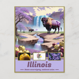 Illinois Reverie laat een Surreal State Showcase z Briefkaart