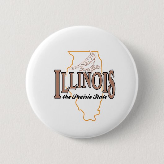 Illinois Ronde Button 5,7 Cm (Voorkant)