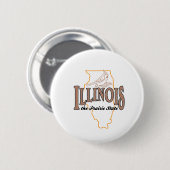 Illinois Ronde Button 5,7 Cm (Voorkant /achterkant)