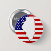 ILLINOIS RONDE BUTTON 5,7 CM (Voorkant /achterkant)