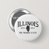 Illinois Ronde Button 5,7 Cm (Voorkant /achterkant)