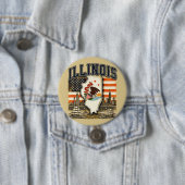Illinois Ronde Button 7,6 Cm (In situ)