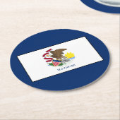 Illinois Ronde Kartonnen Onderzetter (Gebogen)