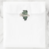 Illinois Ronde Sticker (Tas)