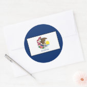 Illinois Ronde Sticker (Envelop)