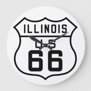 Illinois Route 66 Grote Klok