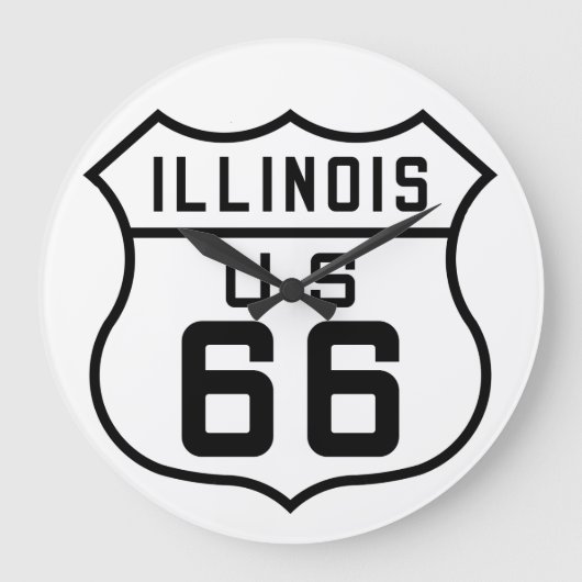 Illinois Route 66 Grote Klok (Voorkant)