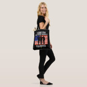 ILLINOIS Schattigee Amerikaanse staat Canvas tas (Op model)