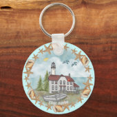 Illinois Shells Lighthouse sleutelhanger (Voorkant)