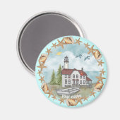 Illinois Shells Vuurtorenmagneet Magneet (Voorkant / Achterkant)