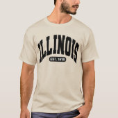  Illinois Shirt, Patriottisch geschenk voor vrouwe T-shirt (Voorkant)