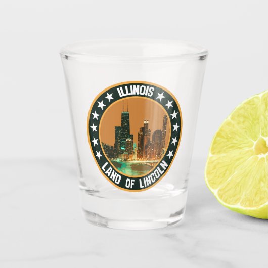 Illinois Shot Glas (Voorkant)