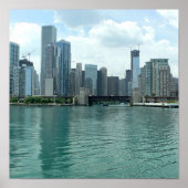 Illinois Skyline Poster (Voorkant)